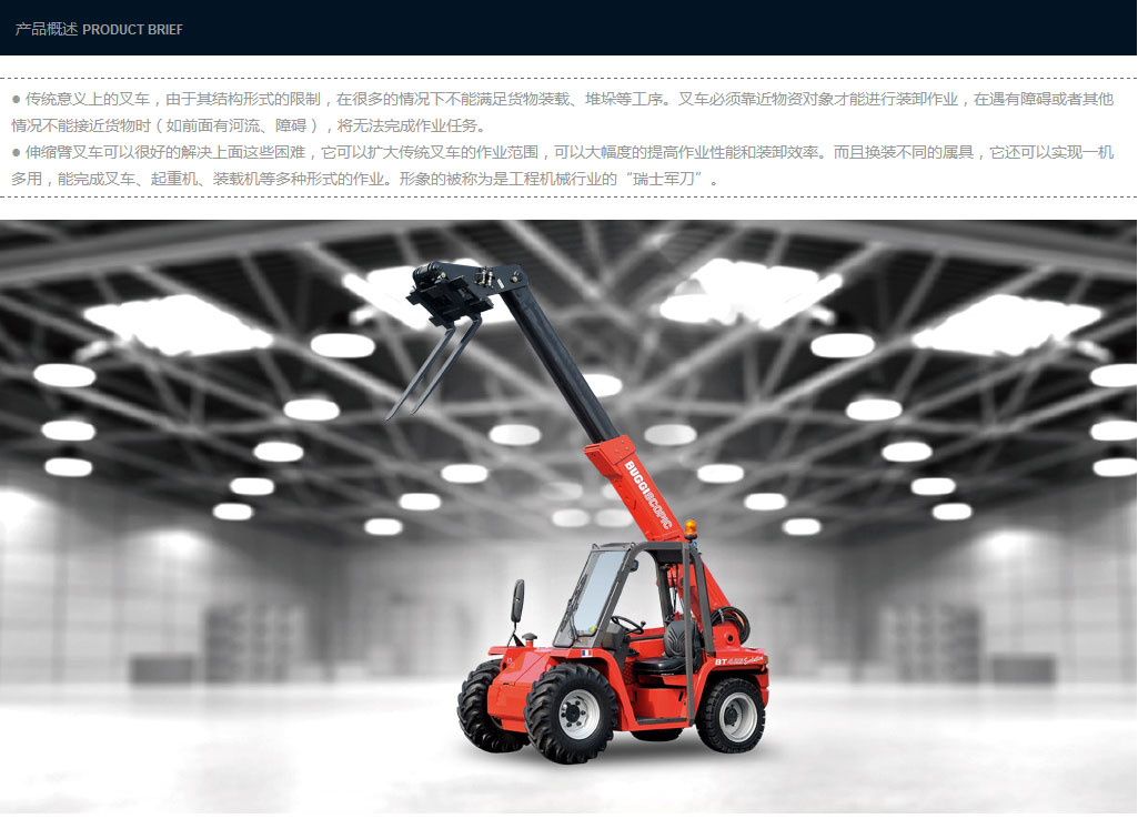 伸缩臂叉车